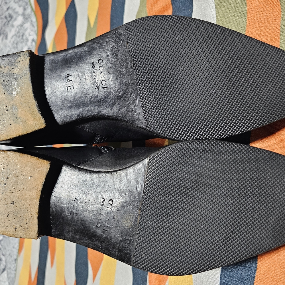 Gucci Black Leather Chelsea Boots - Picture 4 of 7